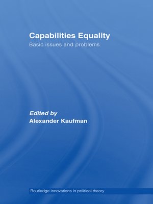 cover image of Capabilities Equality